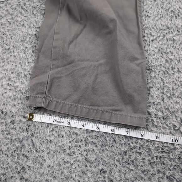 RSQ Pants Men 29x32 Gray Khaki Canvas Utility Cargo Workwear Chore Straight Leg - Picture 9 of 10